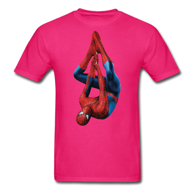 Upside Down Spider-Man Unisex Classic T-Shirt - fuchsia