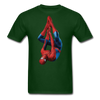 Upside Down Spider-Man Unisex Classic T-Shirt - forest green