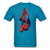 Upside Down Spider-Man Unisex Classic T-Shirt - turquoise