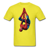 Upside Down Spider-Man Unisex Classic T-Shirt - yellow