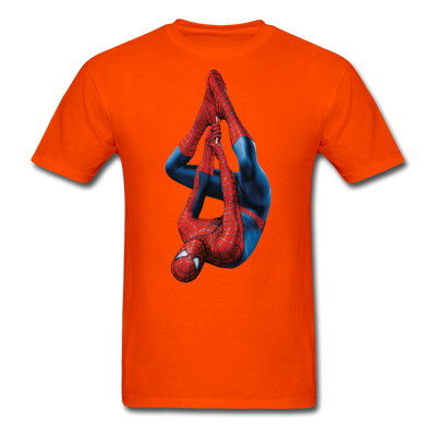 Upside Down Spider-Man Unisex Classic T-Shirt - orange