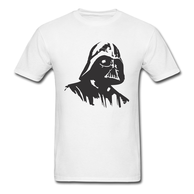 Darth Vader Silhouette Unisex Classic T-Shirt - white