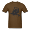 Darth Vader Silhouette Unisex Classic T-Shirt - brown