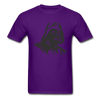 Darth Vader Silhouette Unisex Classic T-Shirt - purple
