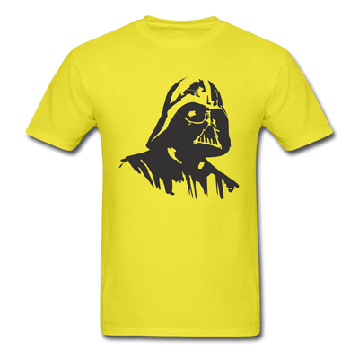Darth Vader Silhouette Unisex Classic T-Shirt - yellow