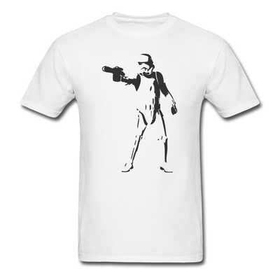 Stormtrooper Silhouette Unisex Classic T-Shirt - white