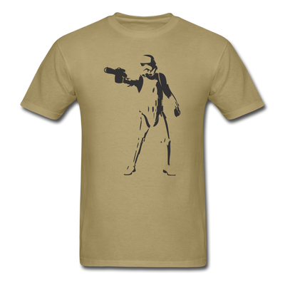 Stormtrooper Silhouette Unisex Classic T-Shirt - khaki
