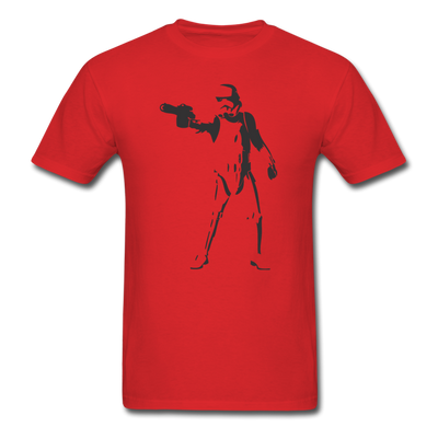 Stormtrooper Silhouette Unisex Classic T-Shirt - red