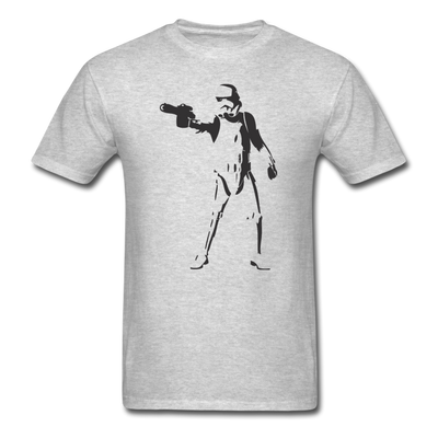 Stormtrooper Silhouette Unisex Classic T-Shirt - heather gray