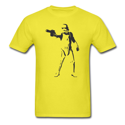 Stormtrooper Silhouette Unisex Classic T-Shirt - yellow