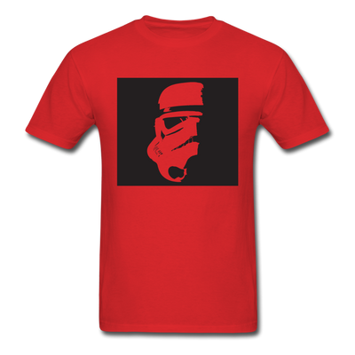 Stormtrooper Head Silhouette Unisex Classic T-Shirt - red