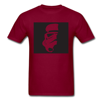 Stormtrooper Head Silhouette Unisex Classic T-Shirt - burgundy