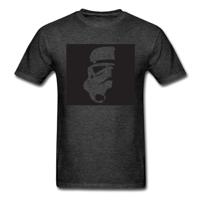 Stormtrooper Head Silhouette Unisex Classic T-Shirt - heather black