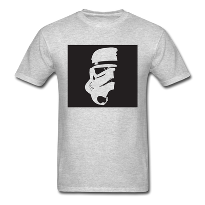 Stormtrooper Head Silhouette Unisex Classic T-Shirt - heather gray