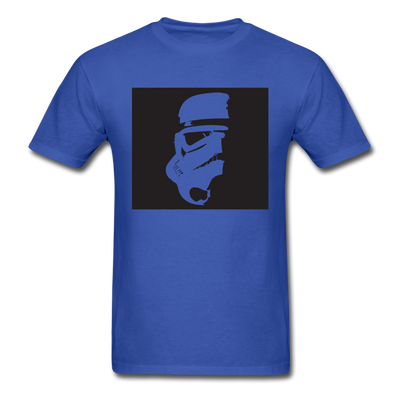 Stormtrooper Head Silhouette Unisex Classic T-Shirt - royal blue