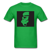 Stormtrooper Head Silhouette Unisex Classic T-Shirt - bright green