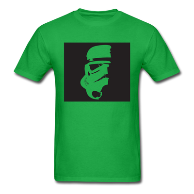 Stormtrooper Head Silhouette Unisex Classic T-Shirt - bright green