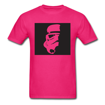 Stormtrooper Head Silhouette Unisex Classic T-Shirt - fuchsia