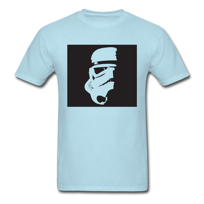 Stormtrooper Head Silhouette Unisex Classic T-Shirt - powder blue