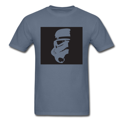 Stormtrooper Head Silhouette Unisex Classic T-Shirt - denim