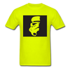 Stormtrooper Head Silhouette Unisex Classic T-Shirt - safety green