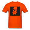 Stormtrooper Head Silhouette Unisex Classic T-Shirt - orange