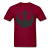 Resistance Logo Star Wars Unisex Classic T-Shirt - burgundy