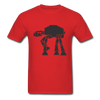 At-At Silhouette Unisex Classic T-Shirt - red