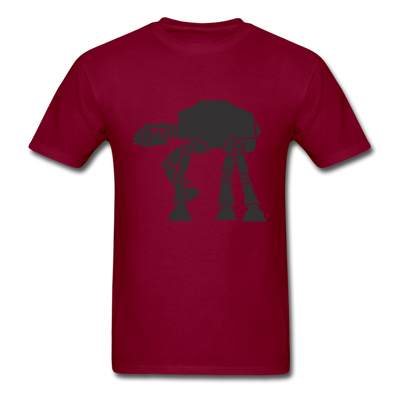 At-At Silhouette Unisex Classic T-Shirt - burgundy