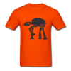 At-At Silhouette Unisex Classic T-Shirt - orange
