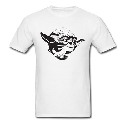 Yoda Silhouette Unisex Classic T-Shirt - white