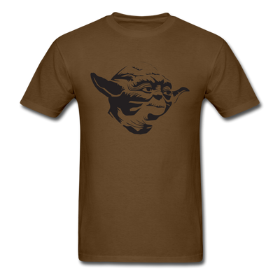 Yoda Silhouette Unisex Classic T-Shirt - brown