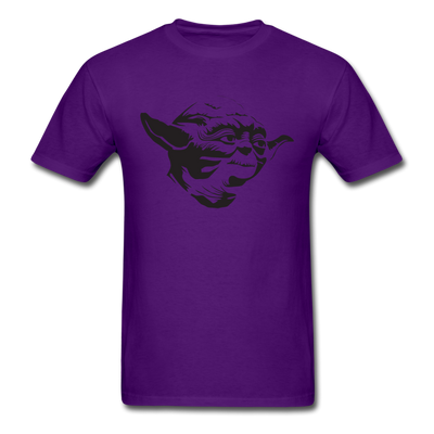 Yoda Silhouette Unisex Classic T-Shirt - purple
