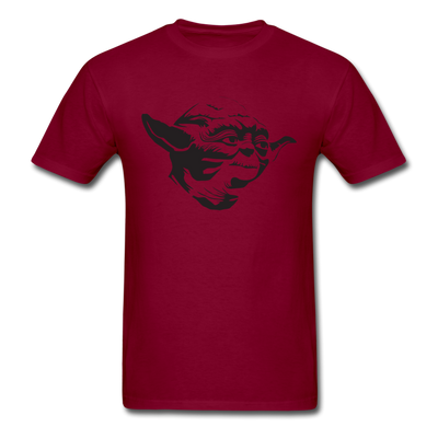Yoda Silhouette Unisex Classic T-Shirt - burgundy