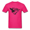 Yoda Silhouette Unisex Classic T-Shirt - fuchsia