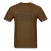 Star Wars Stencil Unisex Classic T-Shirt - brown