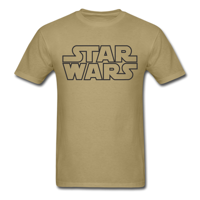 Star Wars Stencil Unisex Classic T-Shirt - khaki