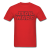 Star Wars Stencil Unisex Classic T-Shirt - red