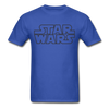 Star Wars Stencil Unisex Classic T-Shirt - royal blue