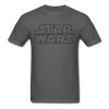 Star Wars Stencil Unisex Classic T-Shirt - charcoal