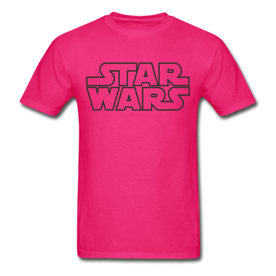 Star Wars Stencil Unisex Classic T-Shirt - fuchsia
