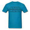 Star Wars Stencil Unisex Classic T-Shirt - turquoise