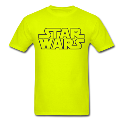 Star Wars Stencil Unisex Classic T-Shirt - safety green