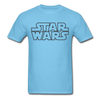 Star Wars Stencil Unisex Classic T-Shirt - aquatic blue