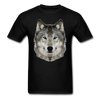 Wolf Head Unisex Classic T-Shirt - black