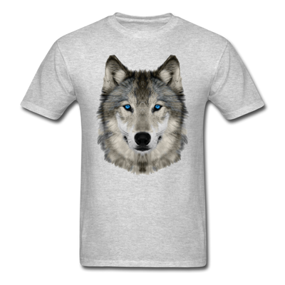 Wolf Head Unisex Classic T-Shirt - heather gray