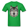 Wolf Head Unisex Classic T-Shirt - bright green