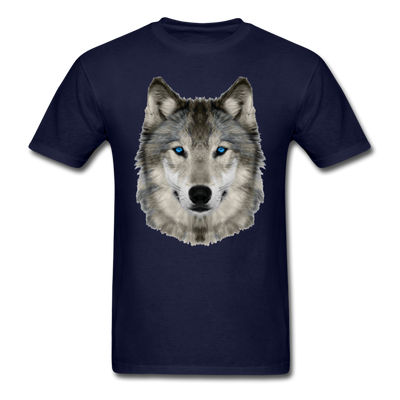 Wolf Head Unisex Classic T-Shirt - navy