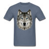 Wolf Head Unisex Classic T-Shirt - denim