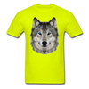 Wolf Head Unisex Classic T-Shirt - safety green